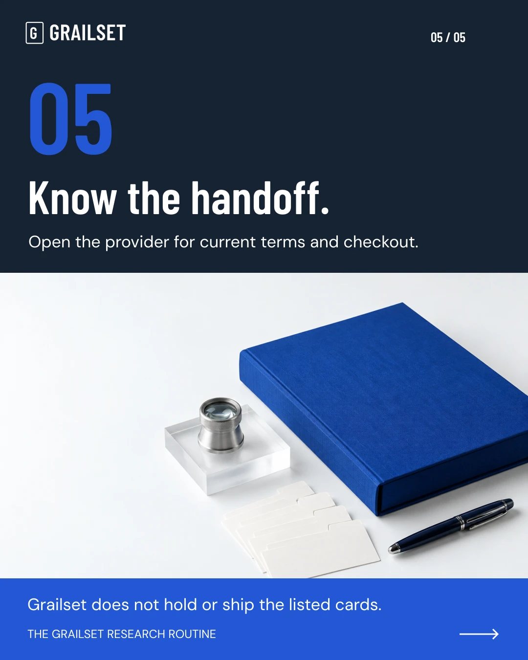 Know the handoff.
