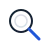Original search utility icon in the Grailset line style.